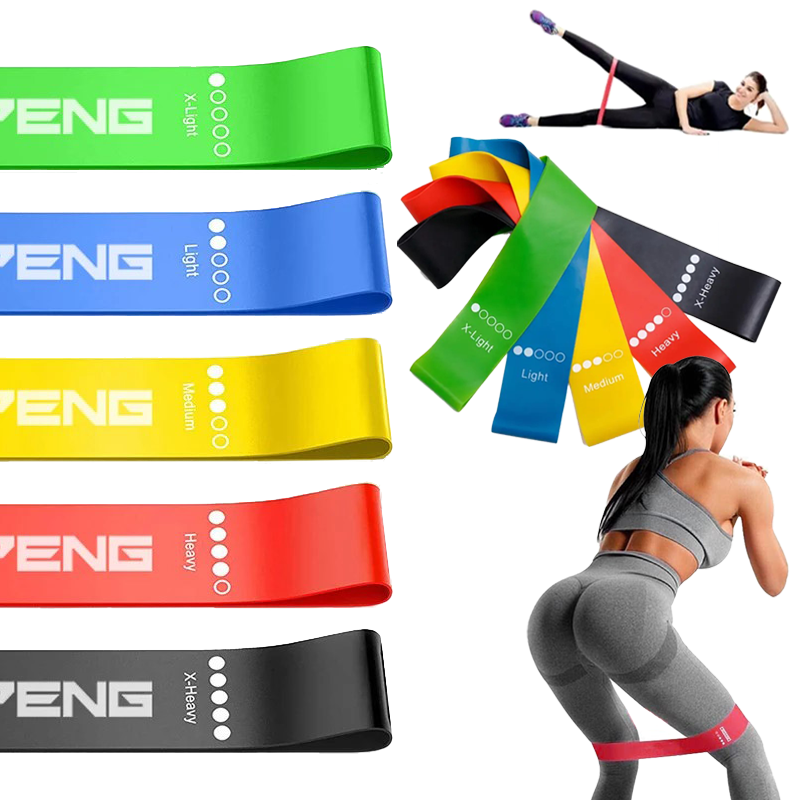 Yoga Fitness Resistance Band - Weerstandsoefening Loop Bands Set Trainingsbanden voor